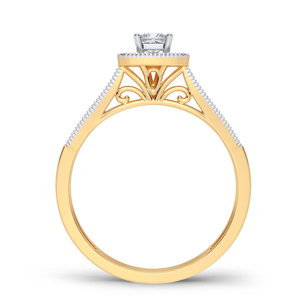 14K 0.21CT Diamond Ring