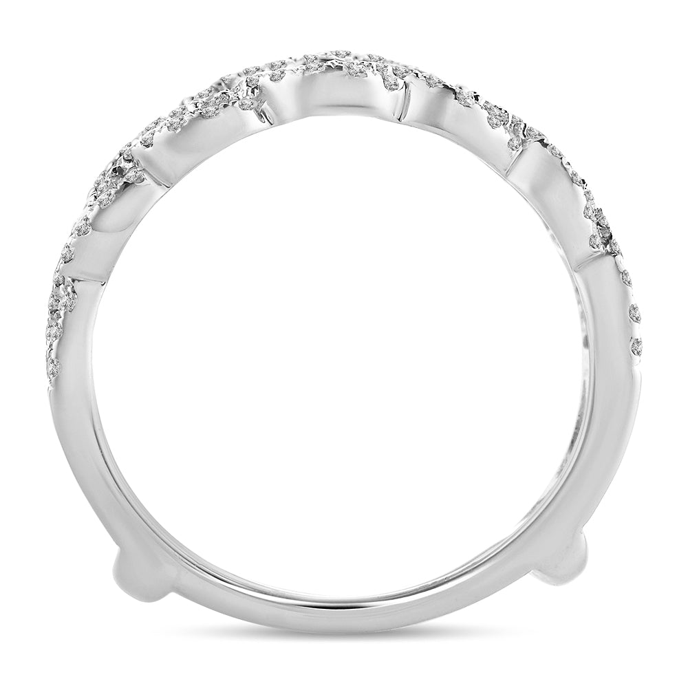 14K 0.66CT Diamond RING GUARD