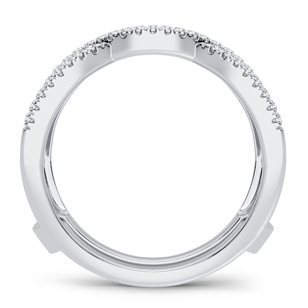 14K 0.33CT Diamond Ring Guard