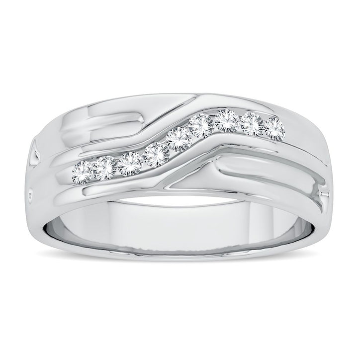 14K 0.15CT Diamonf Band