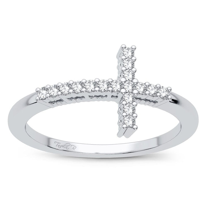 14K 0.11CT DIAMOND RING