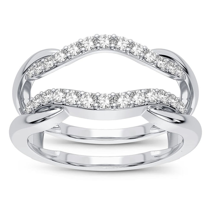 14K 0.33CT Diamond Ring Guard