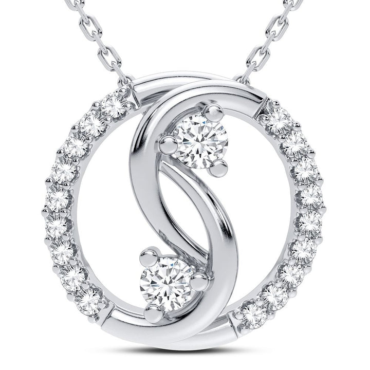 14K 0.20CT DIAMOND PENDANT