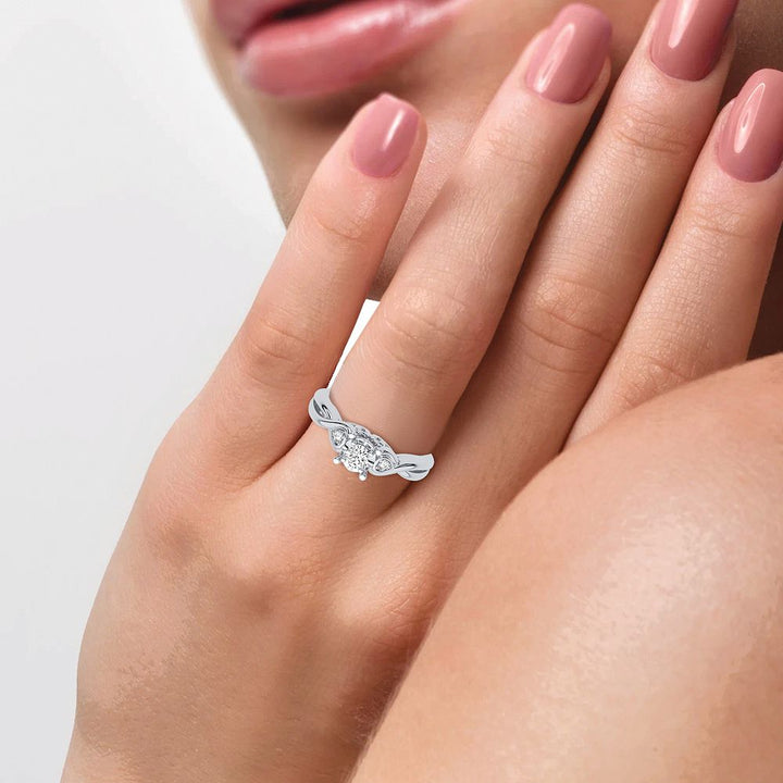 14K 0.19CT Diamond Ring