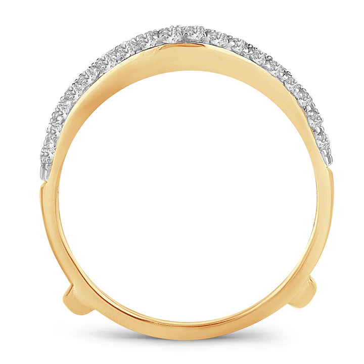 14K 1.00CT Diamond RING GUARD