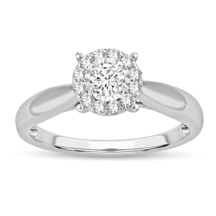 14K 0.33CT DIAMOND RING