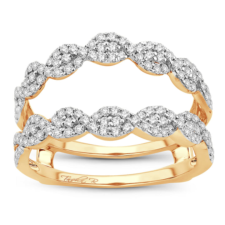 14K 0.66CT Diamond RING GUARD