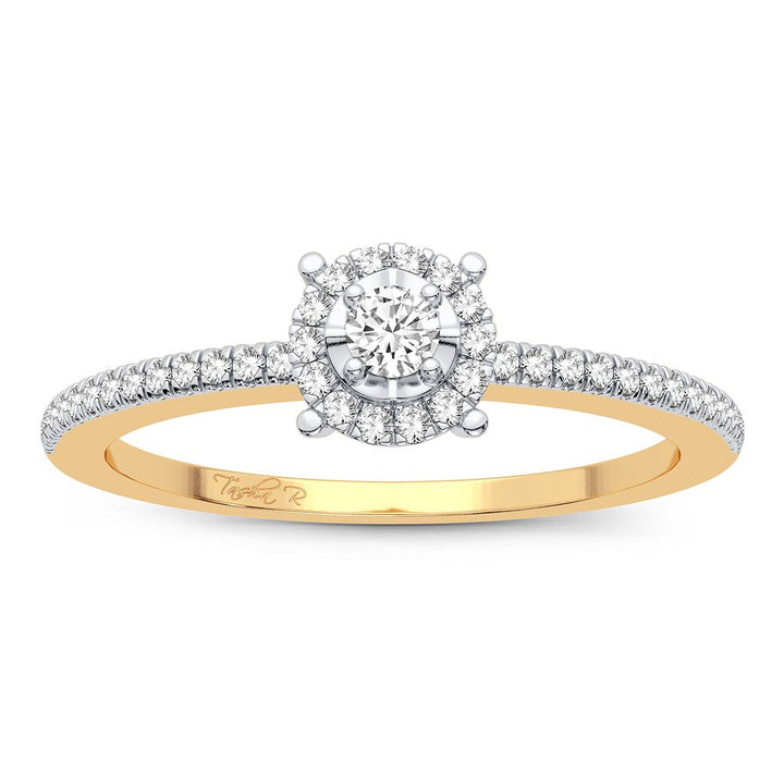 14K 0.16CT Diamond Ring