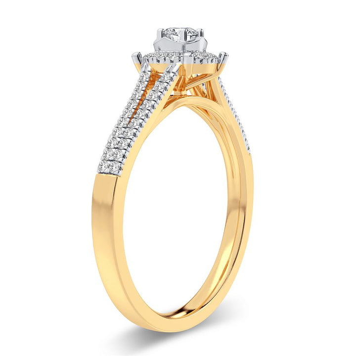 14K 0.25CT Diamond Ring