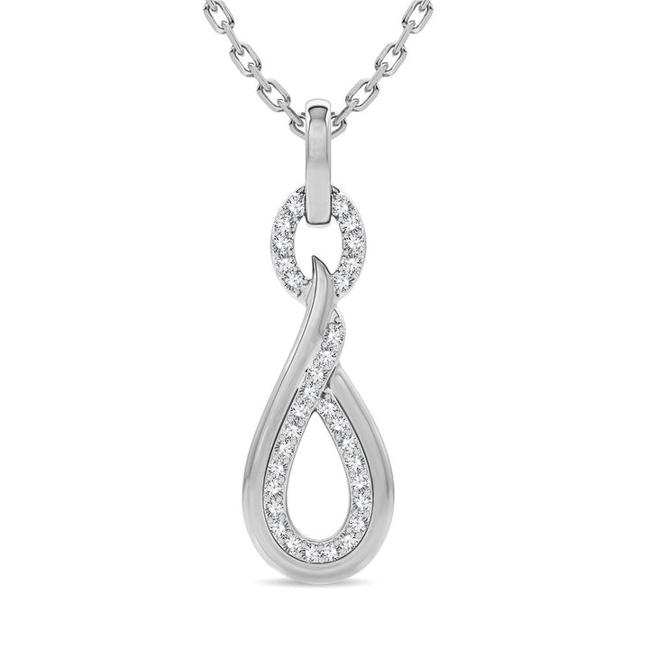 14K 0.14CT Diamond Pendant