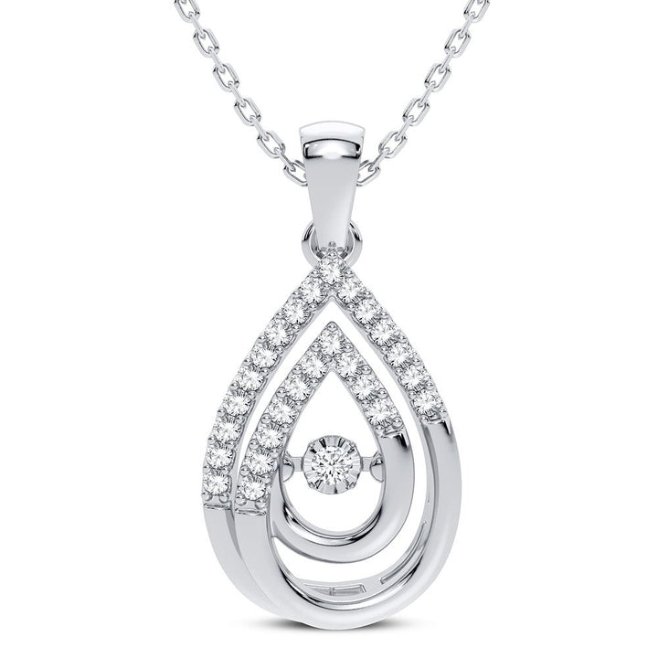 14K 0.18CT DIAMOND PENDANT