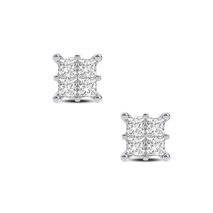 14K 0.26CT DIAMOND EARRING