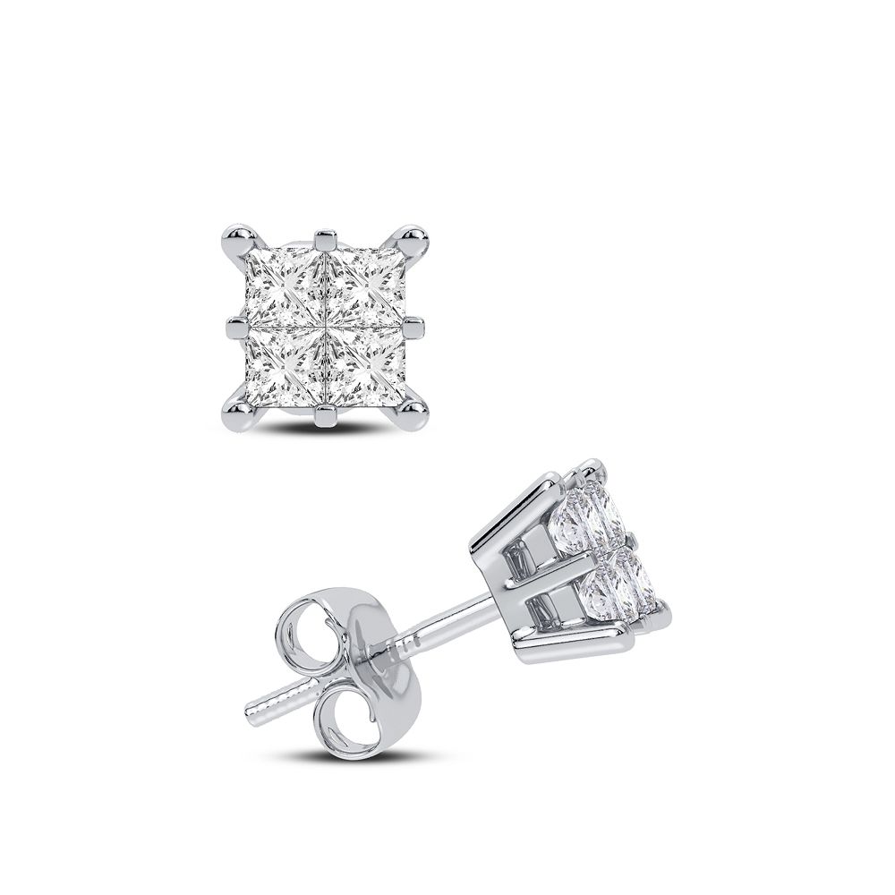 14K 0.26CT DIAMOND EARRING