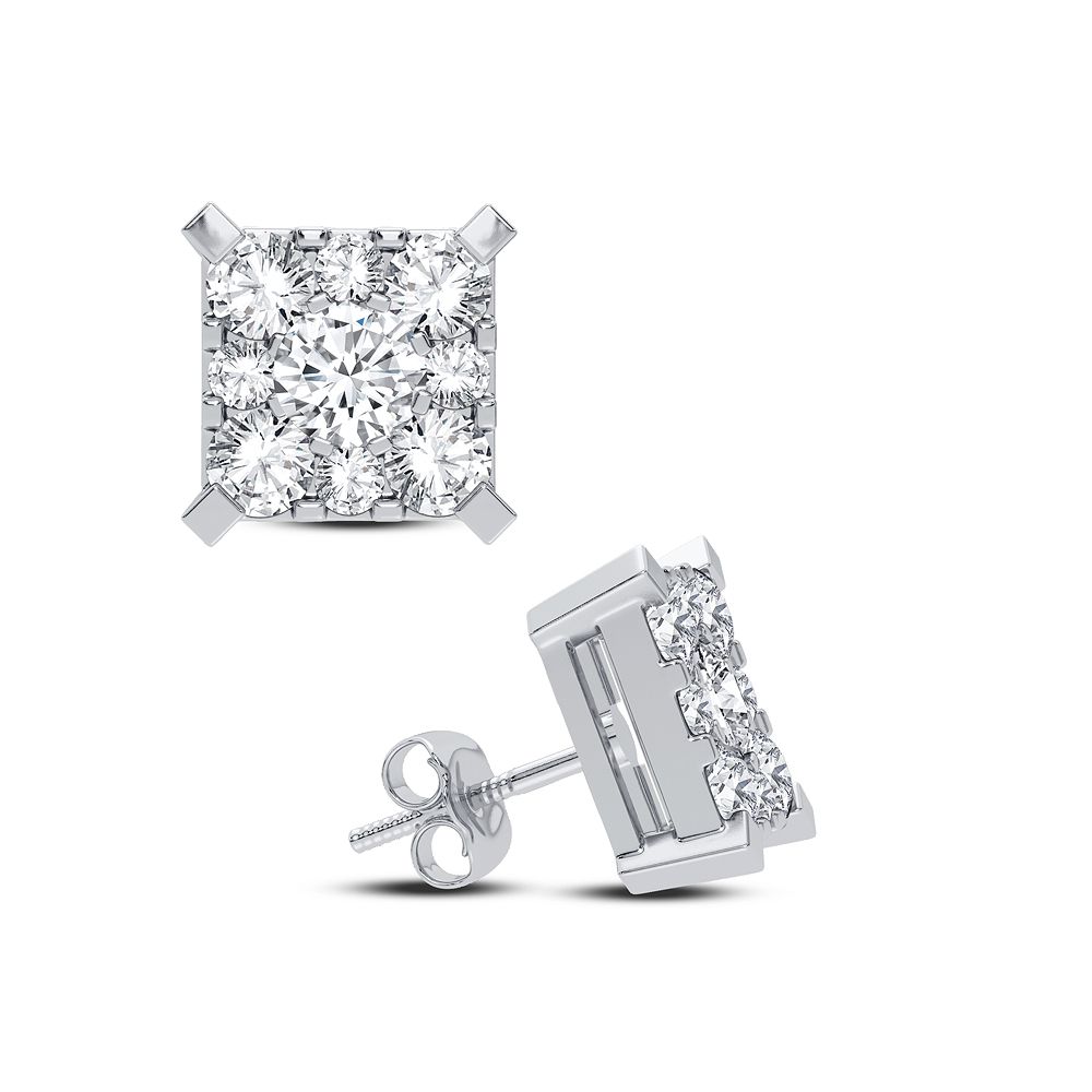 14K 0.27CT DIAMOND EARRING