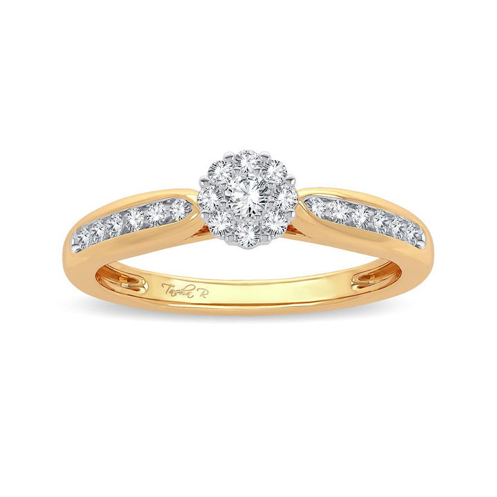 14K 0.25CT Diamond Ring