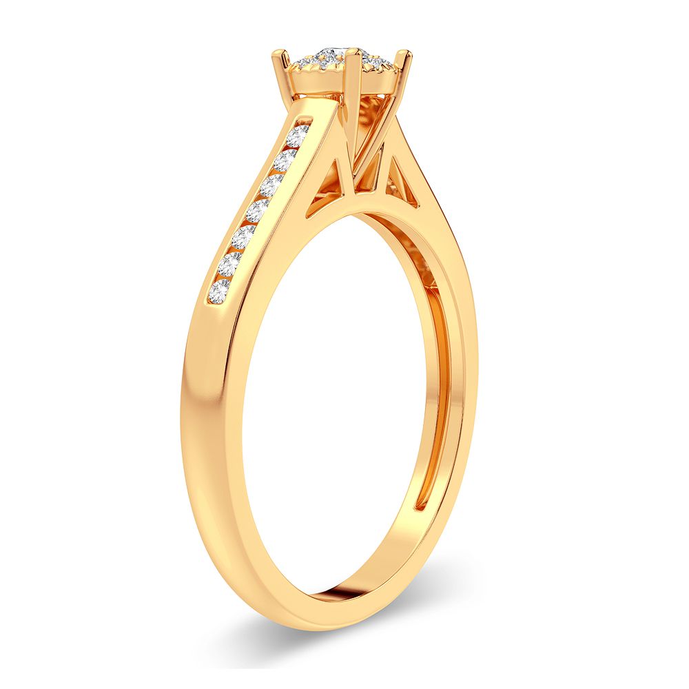 14K 0.22CT Diamond Ring