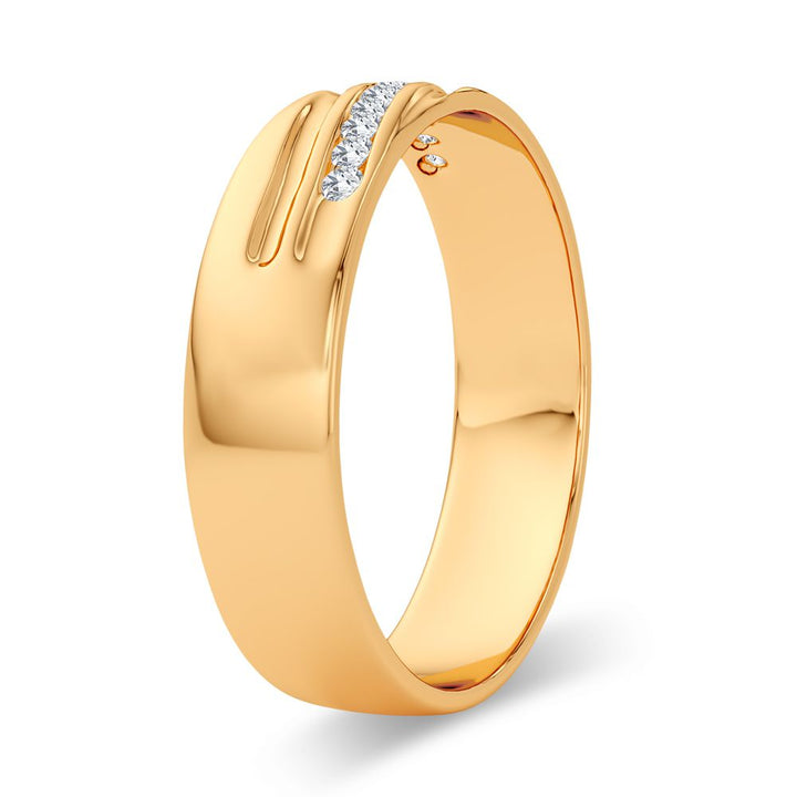 14K 0.11CT Diamond Band