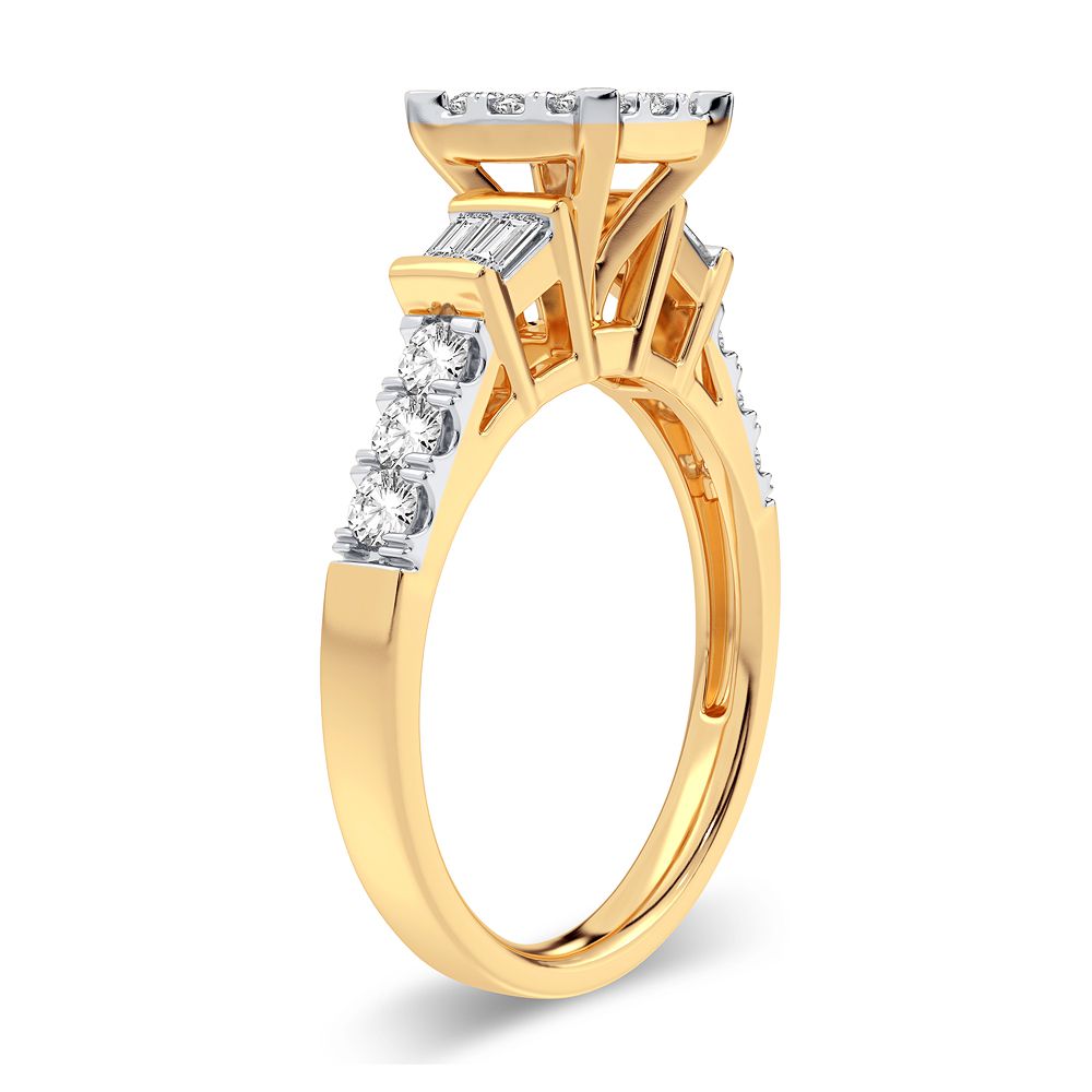 14K 0.78CT Diamond Ring