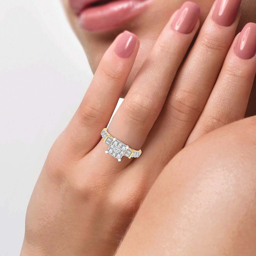 14K 0.78CT Diamond Ring