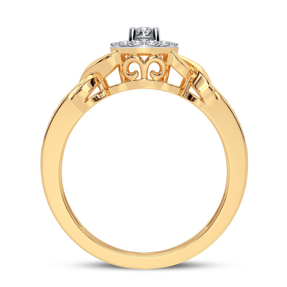 14K 0.17CT Diamond Ring