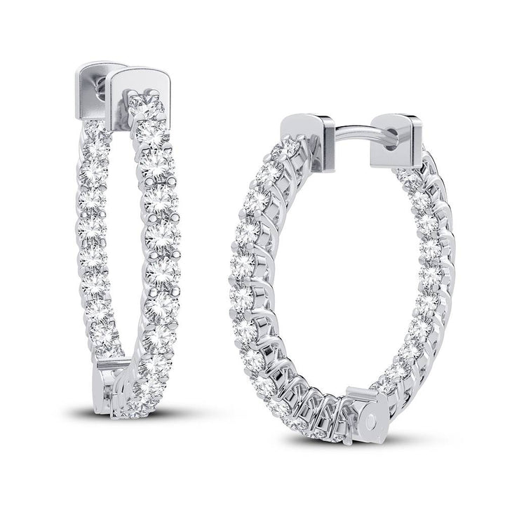 14K 0.50CT Diamond Earring