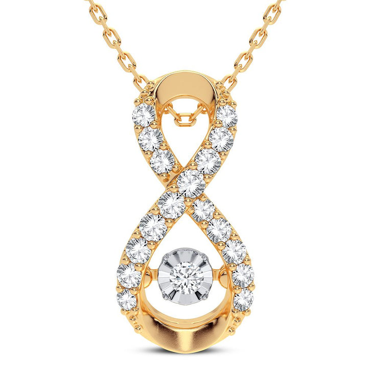 14K 0.25CT DIAMOND PENDANT