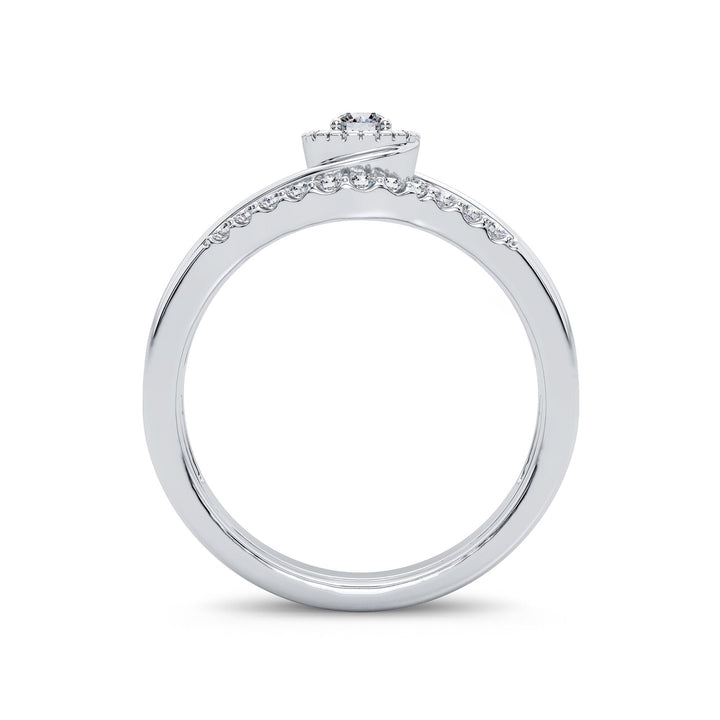 14K 0.33CT Diamond Bridal Ring