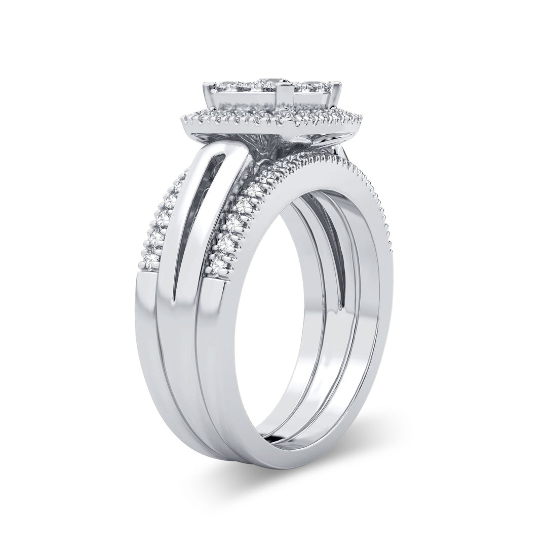 14K 0.75CT Diamond Bridal Ring