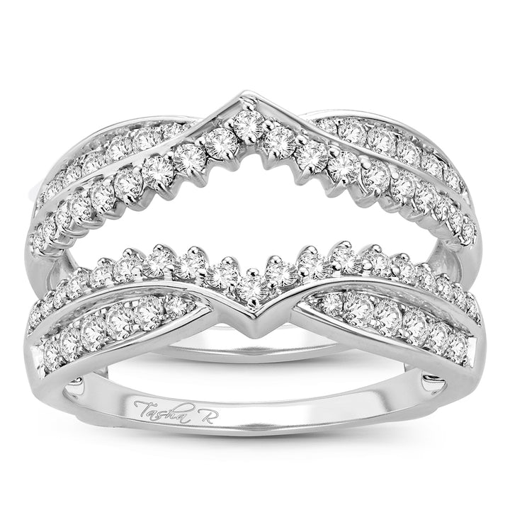 14K 0.75CT Diamond RING GUARD