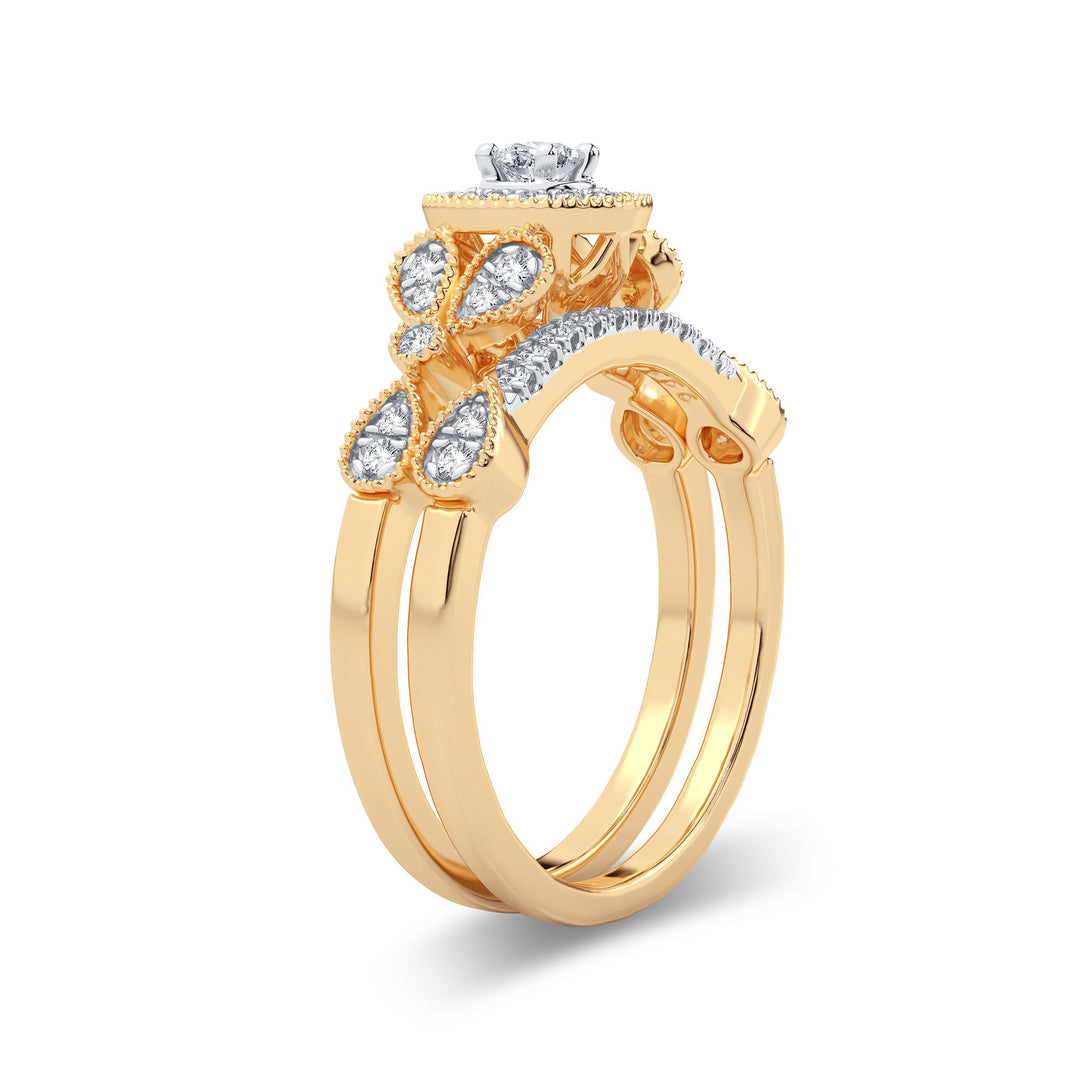14K 0.33CT Diamond Bridal Ring