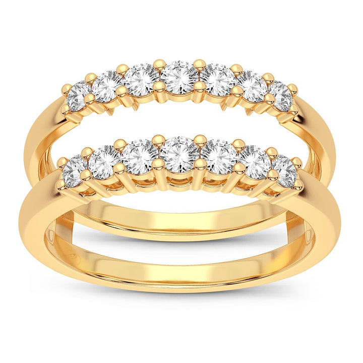 14K 0.50CT Diamond Ring Guard