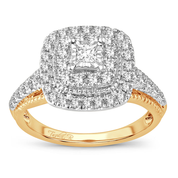 14K 0.76CT Diamond Engagement Ring