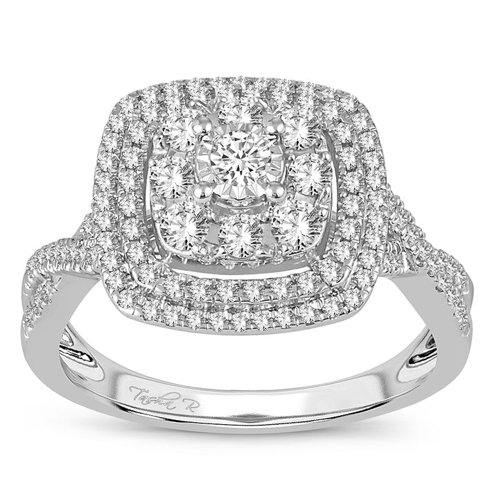 14K 0.76CT Engagement Ring