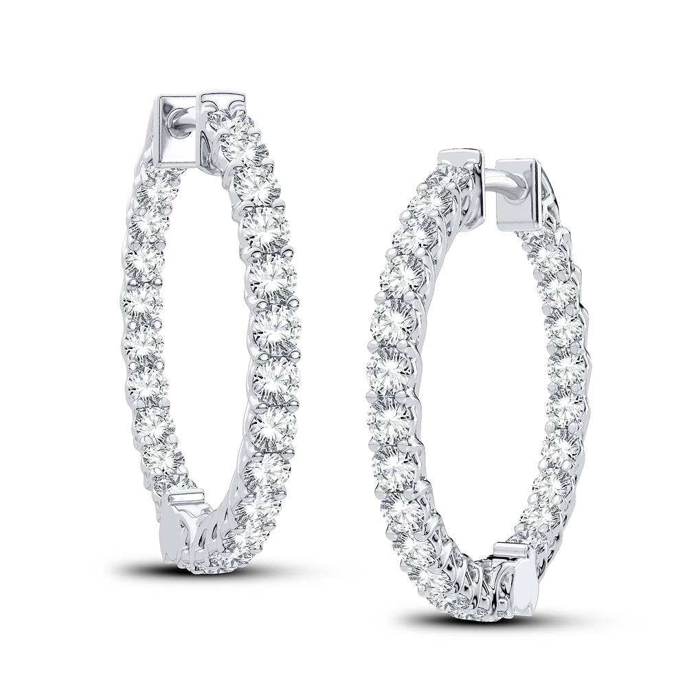 14K 2.00CT Diamond Earring