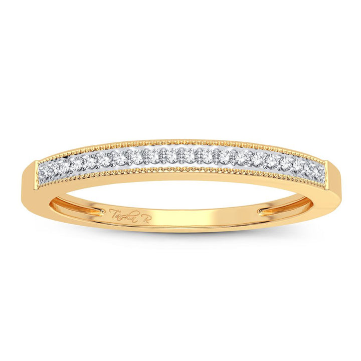 14K 0.05CT Diamond Band