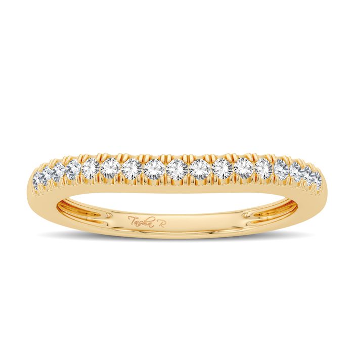 14K 0.17CT Diamond Enhancer Band