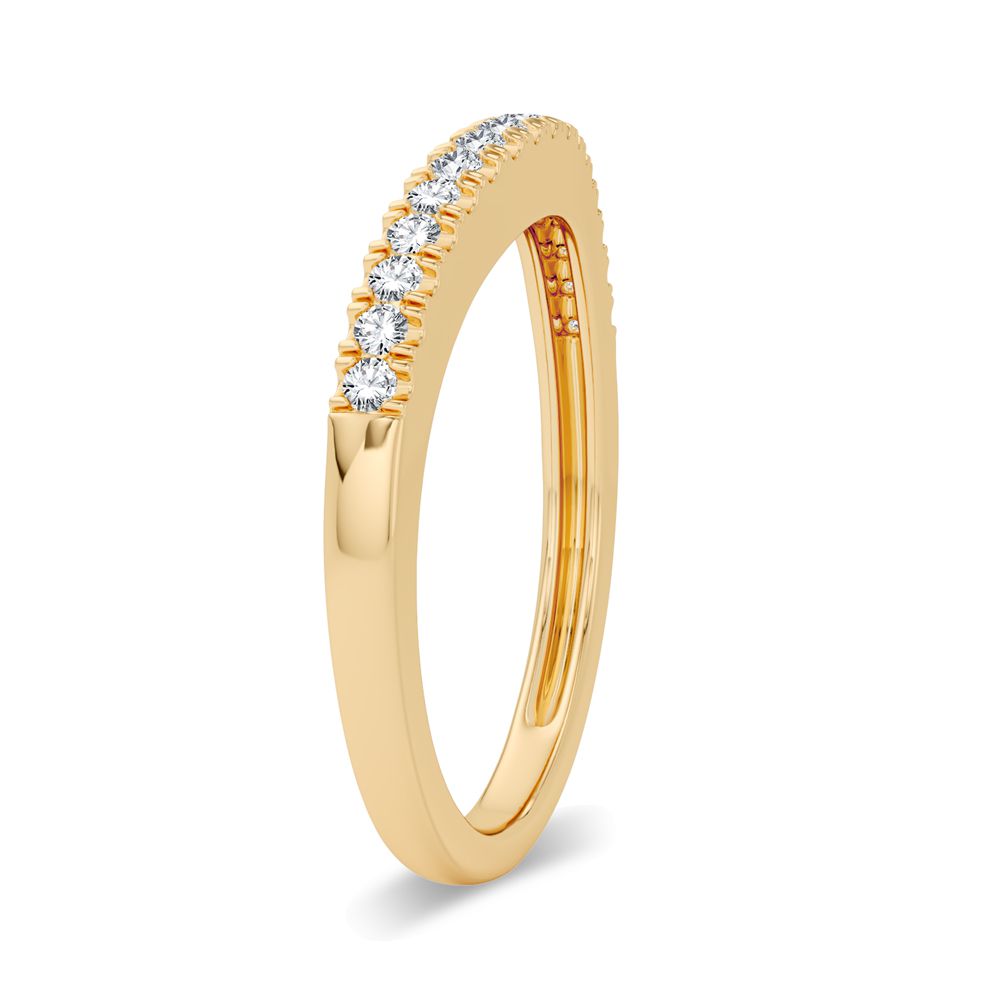 14K 0.17CT Diamond Enhancer Band