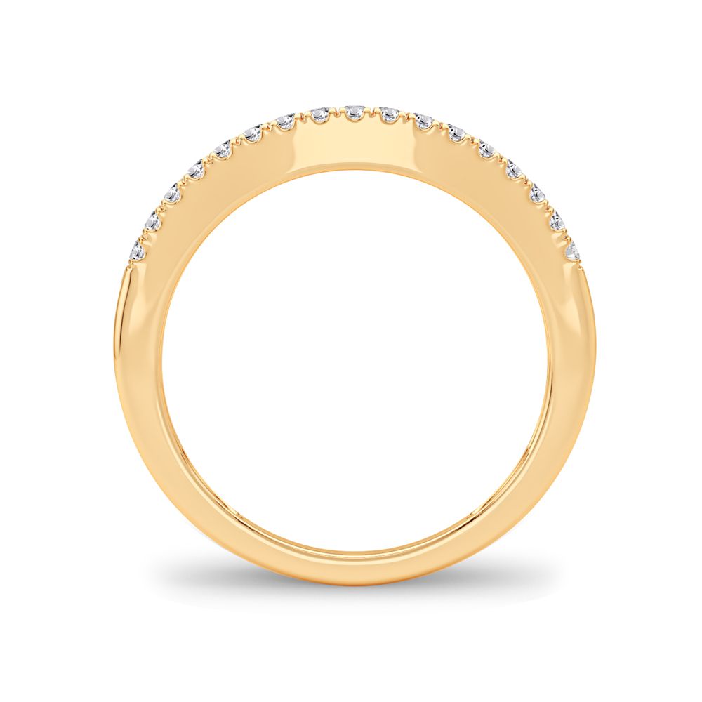 14K 0.17CT Diamond Enhancer Band