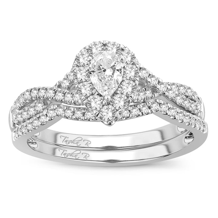 14K 0.75 Fancy Cut Bridal