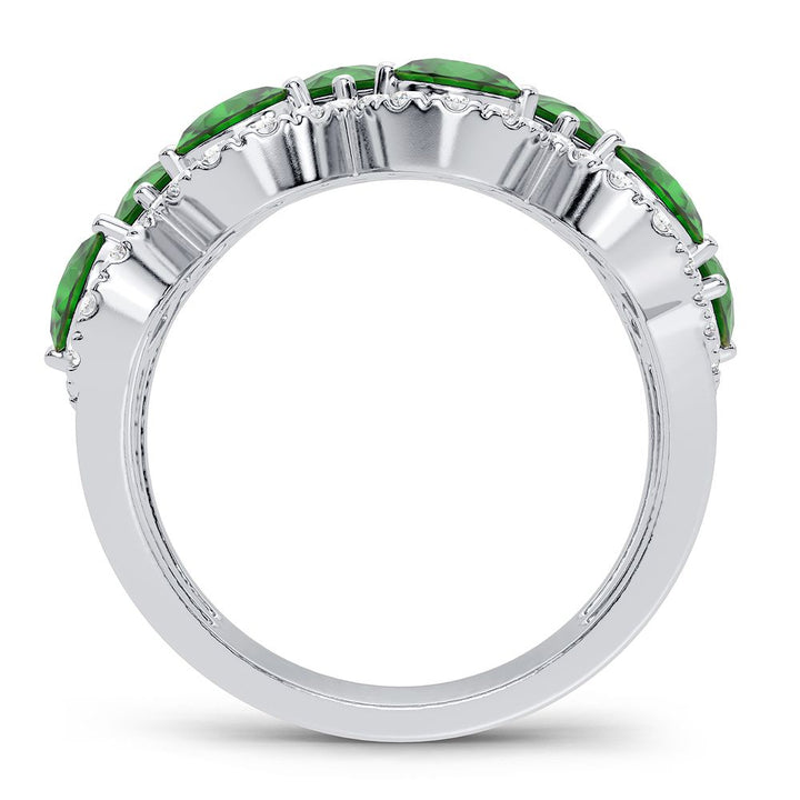 14K 0.50CT Diamond Ring Emerald