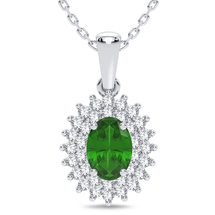 14K 0.25CT Diamond Pendant