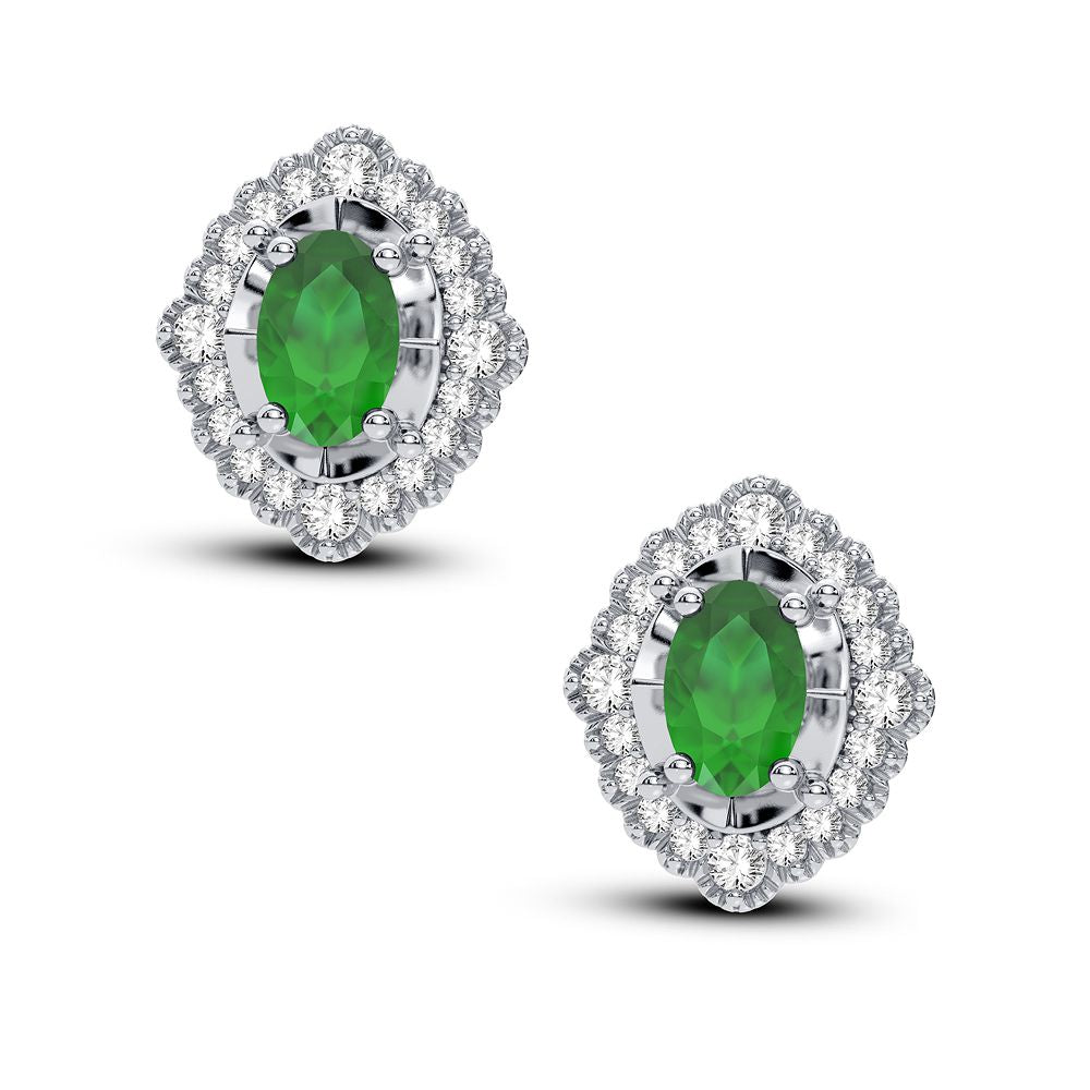 14K 0.20CT Diamond Earring