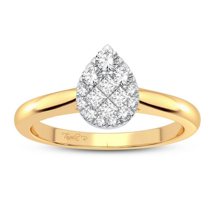 14K 0.25CT Diamond Ring