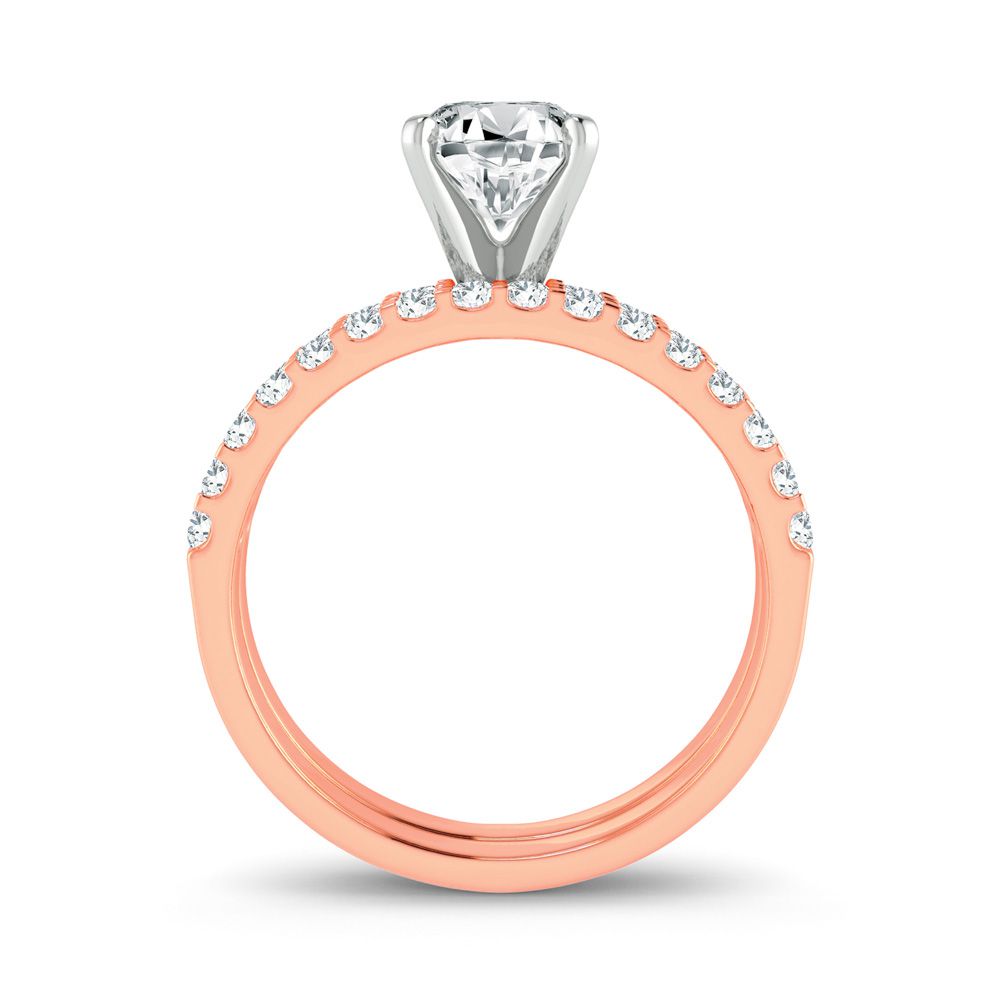 14K 0.50ct Diamond Semi Mount
