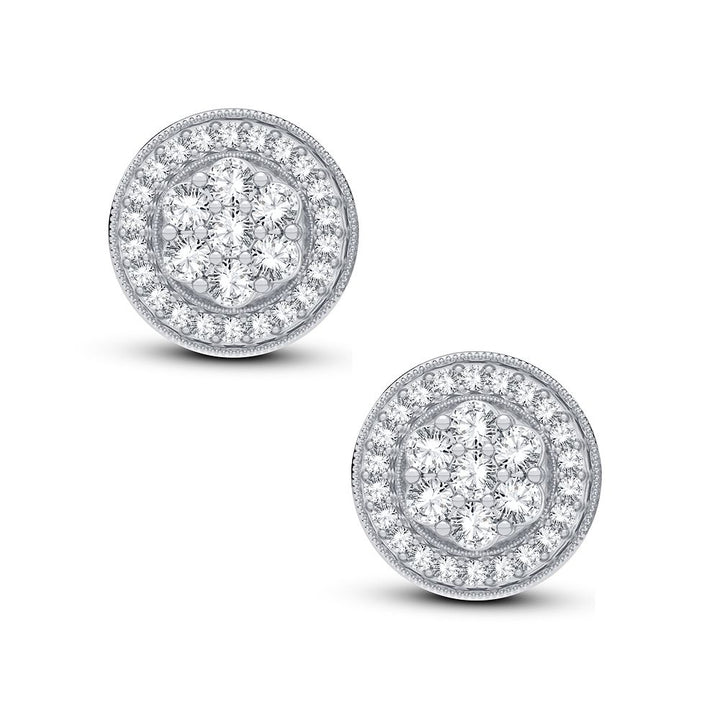 14K 1.00CT Diamond Earring