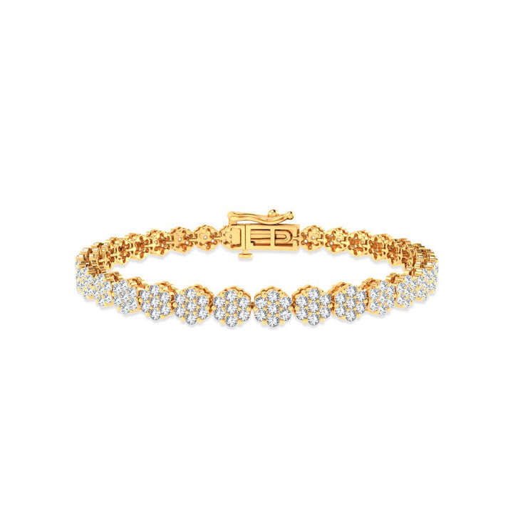 14K 5.00ct Diamond Bracelet