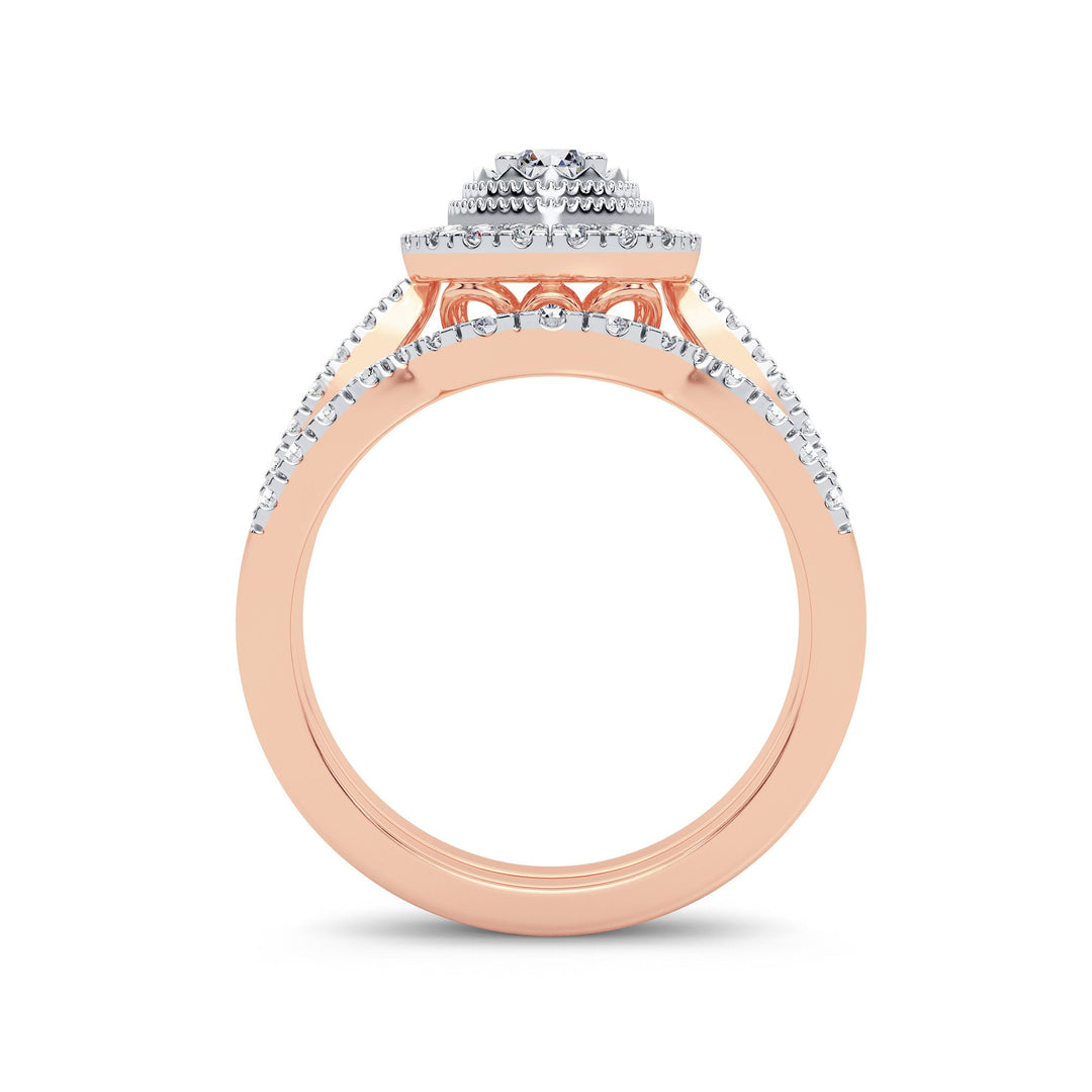 14K 0.75CT Diamond Bridal Ring