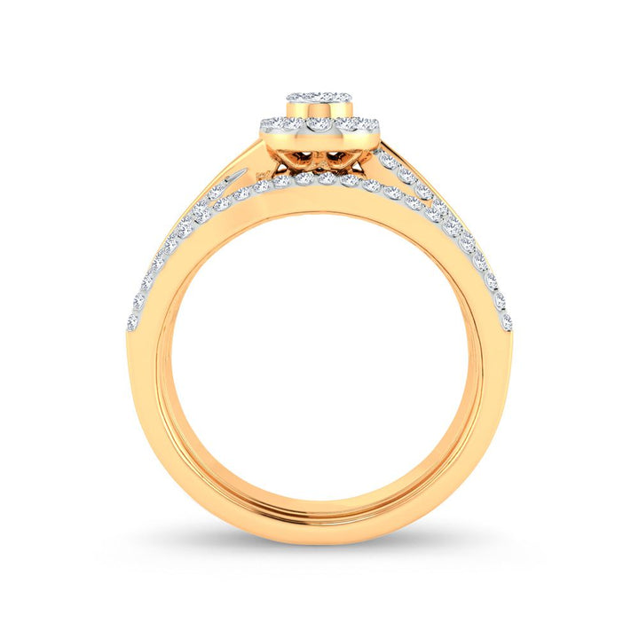 14K 0.50ct Diamond Bridal Ring