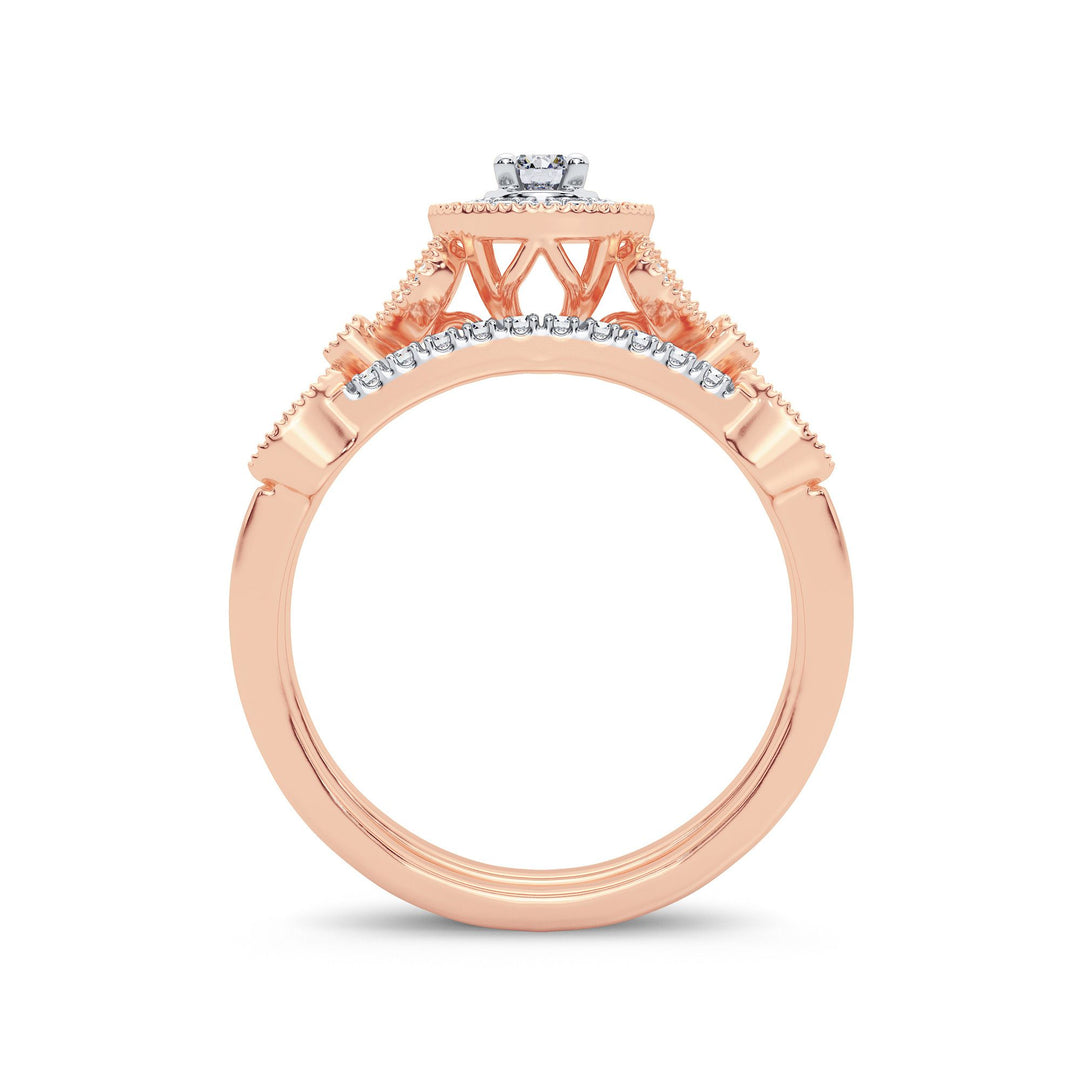 14K 0.33CT Diamond Bridal Ring
