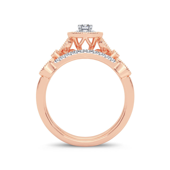 14K 0.33CT Diamond Bridal Ring